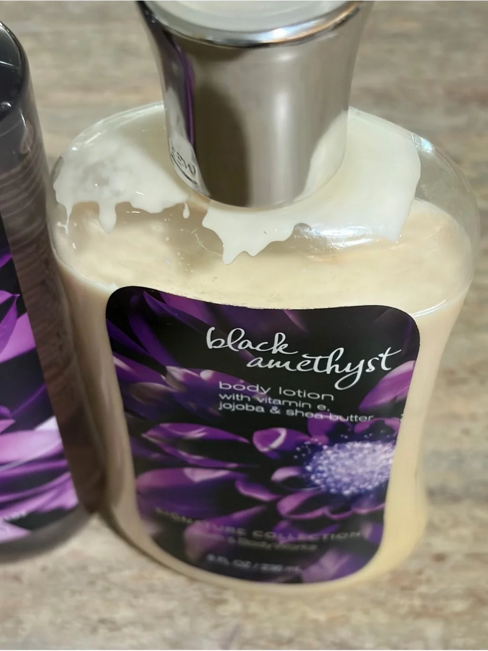 Bath & Body Works Discontinued Black Amethyst Body Wash, Mist, Body Lotion Trio